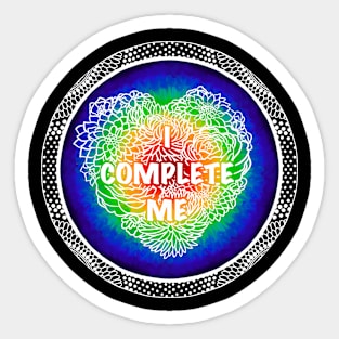 I complete me Sticker